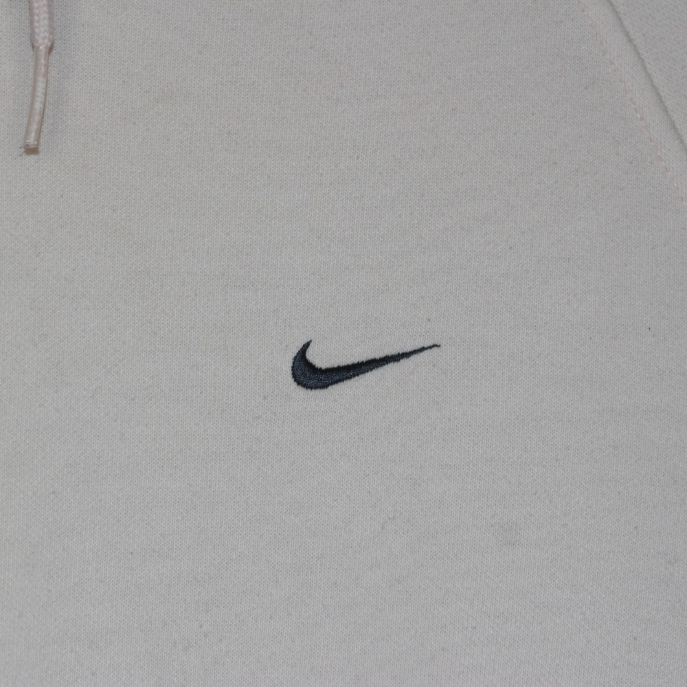 Vintage Nike Pullover Hoodie Sweatshirt Light Pink Small Swoosh Logo Women's‎ XL - Picture 3 of 7